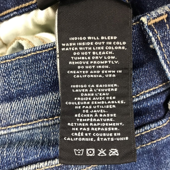 J Brand Rosalie Raw Hem Button Fly Jean Skirt 31 - Picture 4 of 6